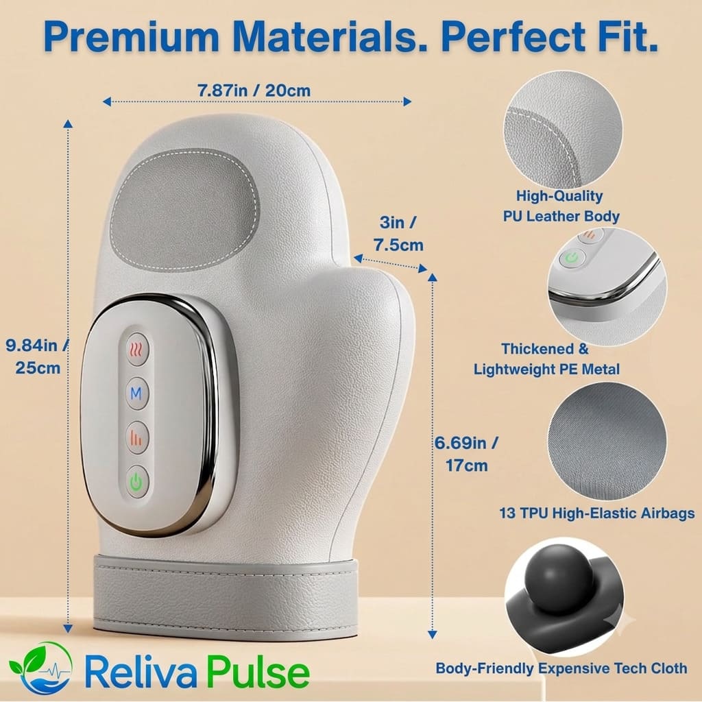 Reliva Pulse™ Hand Massager with Heat Therapy